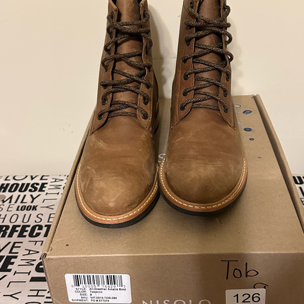 Nisolo Women’s All-Weather Amalia Boot - Tobacco - Picture 7 of 7